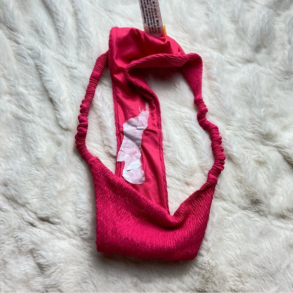 NWOT agua Bendita minta cheeky bikini bottoms pink 12651 - Picture 6 of 9